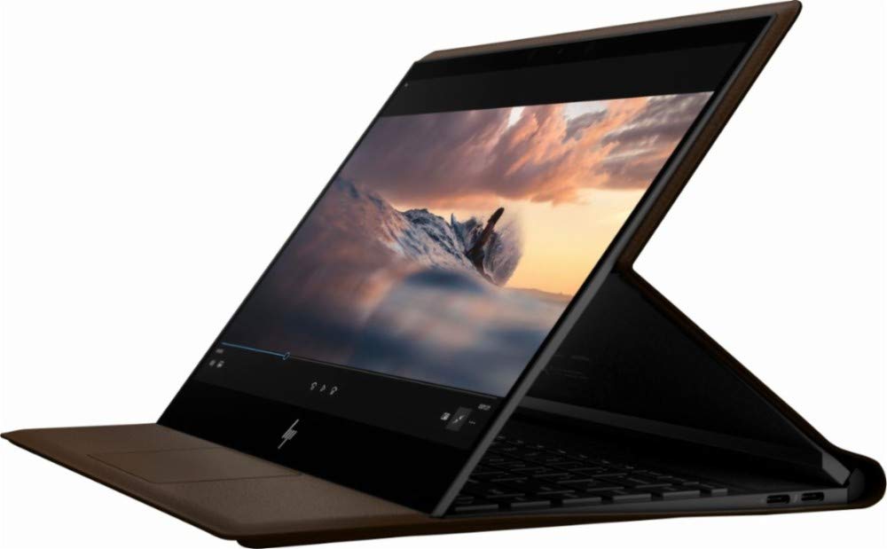 HP - Spectre Folio Leather 2-in-1 13.3"" Touch-Screen Laptop - Intel Core i7-8500Y - 8GB RAM- 256GB SSD - 13-AK0013DX