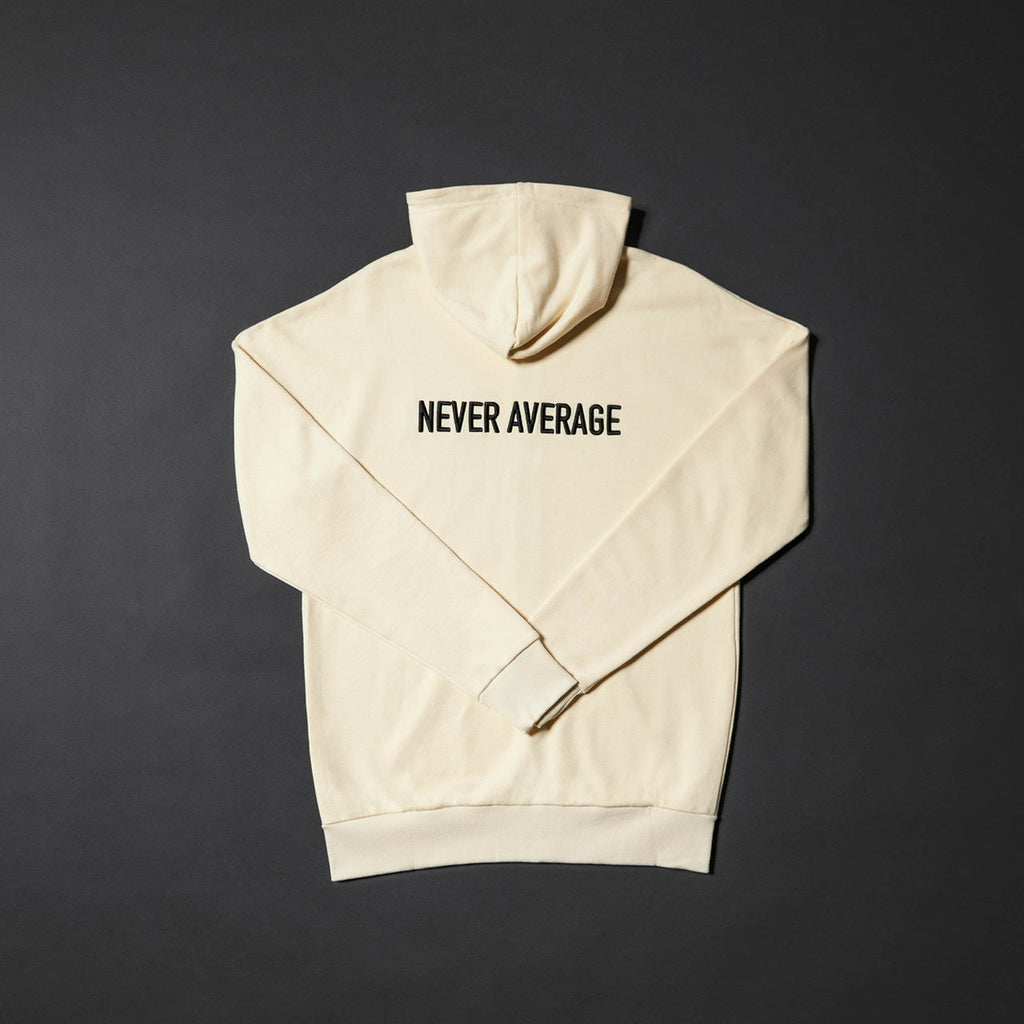 Cream Zip Up Hoodie (SALE)