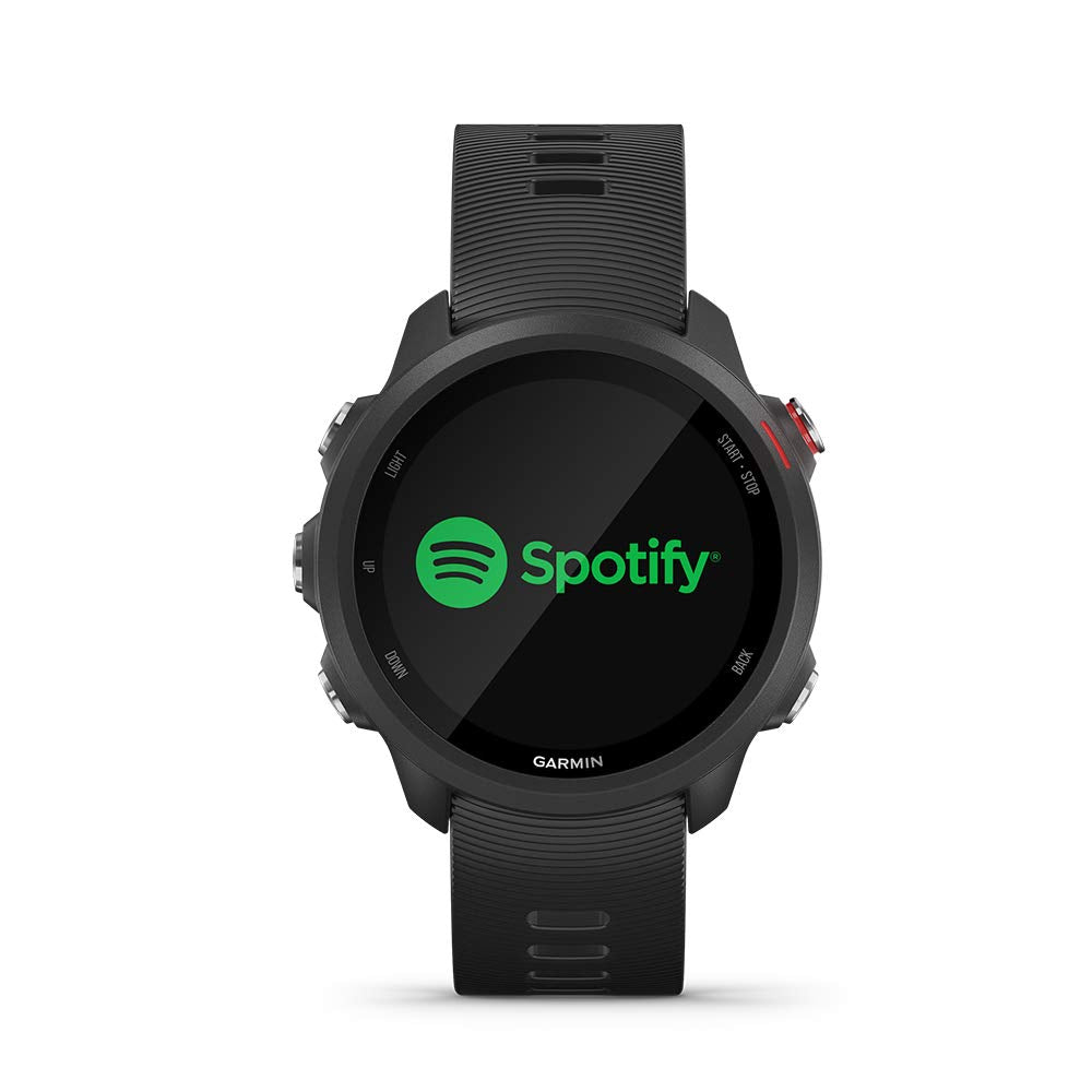 Garmin Forerunner 245 Music GPS Smartwatch - 42mm - Fiber-Reinforced Polymer - Black - 010-02120-20