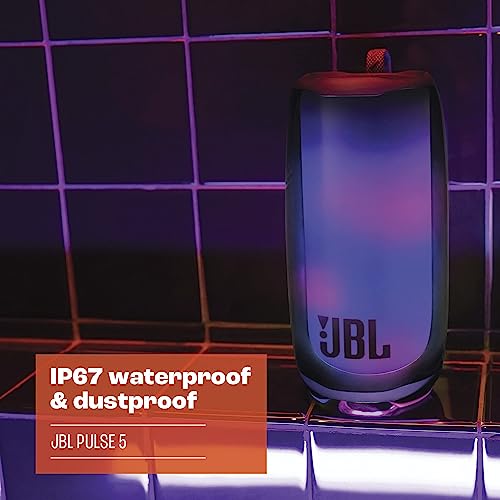 JBL Pulse 5 Waterproof Portable Bluetooth Speaker - JBLPULSE5BLKAM