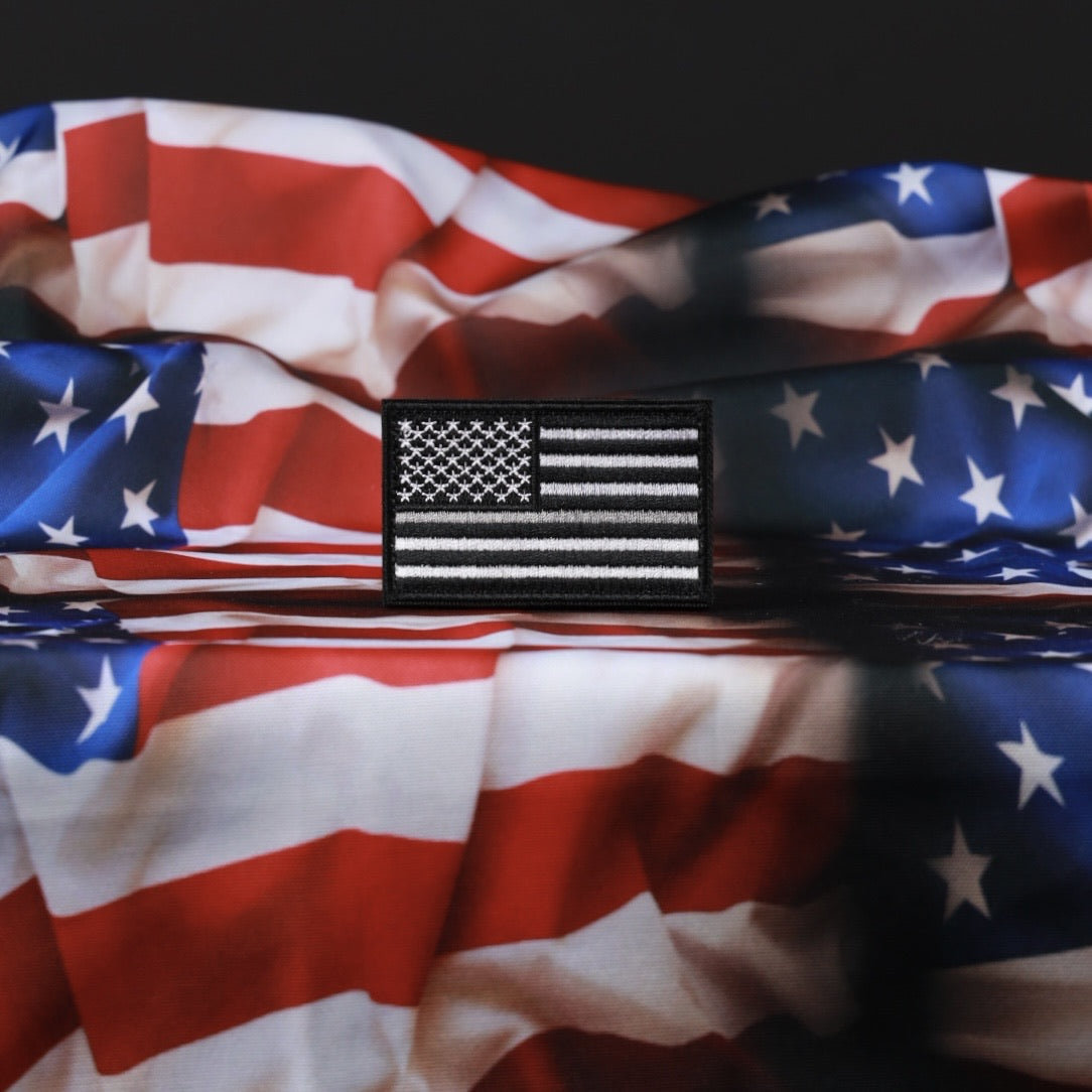 Correctional Officer Flag Thin Gray Silver Line