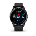Garmin - Venu 2 Plus GPS Smartwatch 43 mm Fiber-reinforced polymer - Slate - 010-02496-01