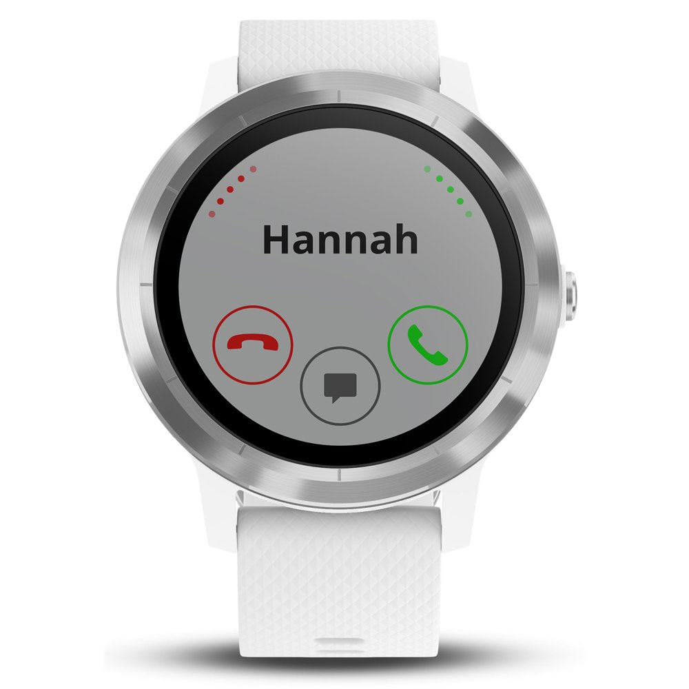 Garmin VIVOACTIVE 3 - WHITE & STAINLESS - 010-01769-21