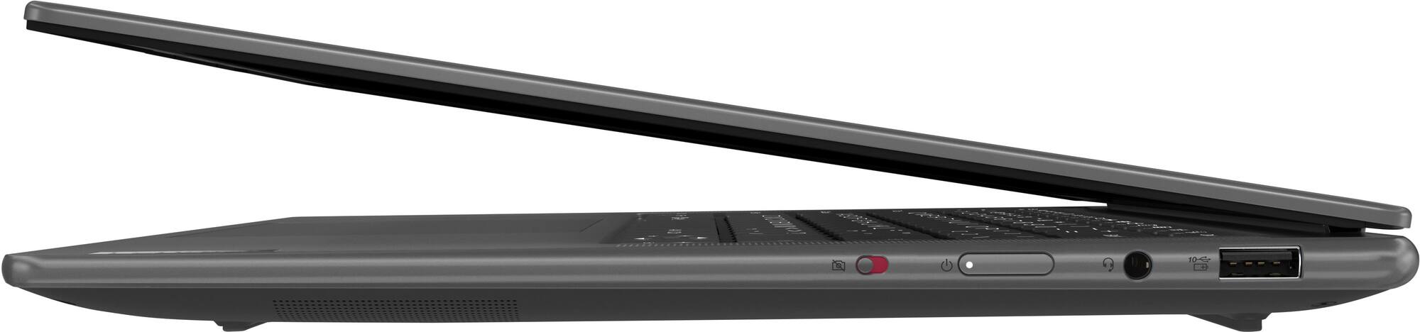Lenovo - Slim Pro 7 14" 90Hz 2.5K (WQXGA) Touch-Screen Laptop -AMD Ryzen 7 7735HS - NVIDIA GeForce RTX 3050 - 16GB RAM - 512GB SSD - Storm Grey - 83AX0000US