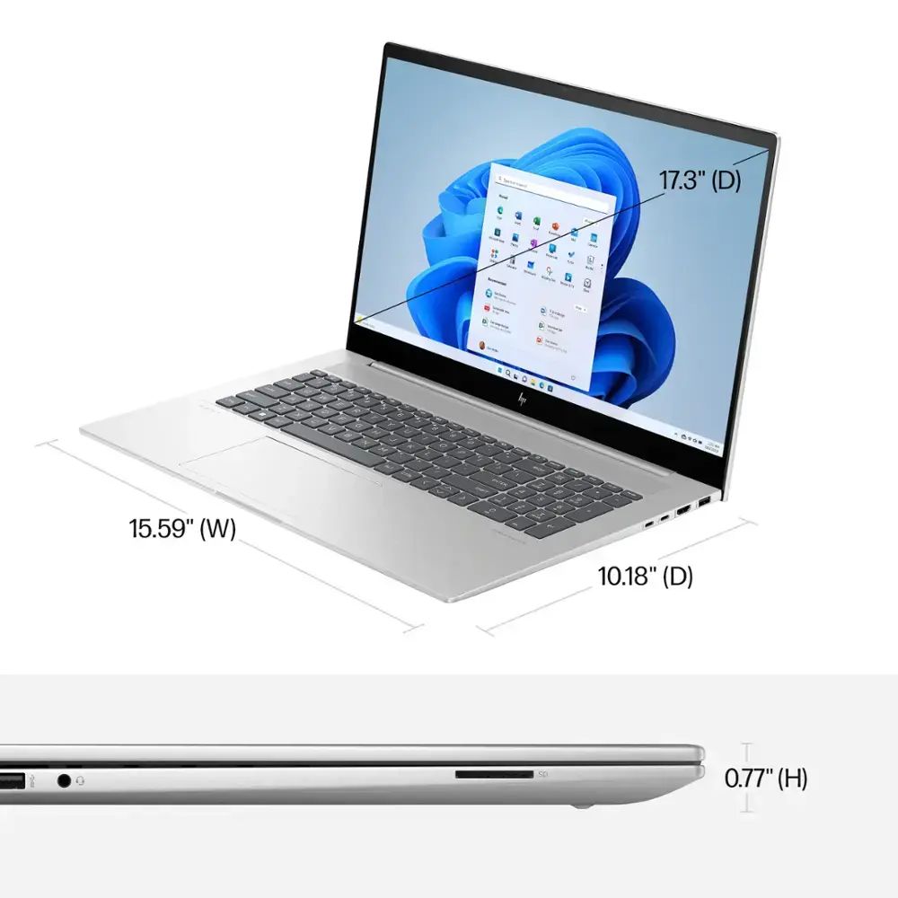 HP Envy - 17.3" FHD Touchscreen - Intel Core i7-13700H - 16GB RAM - 1TB SSD - Natural Silver - 17-cw0023dx