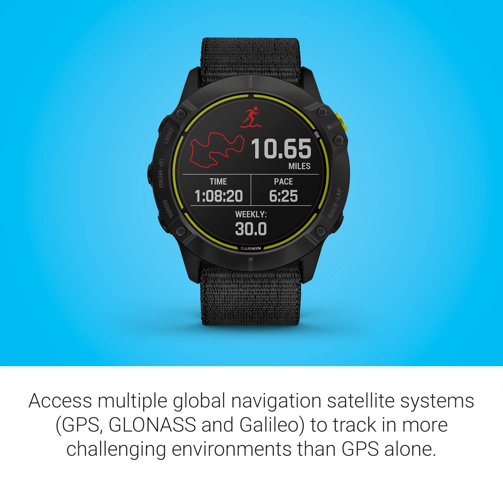 Garmin Enduro Smartwatch GPS Watch with Solar Black UltraFit Nylon Band - 010-02408-00