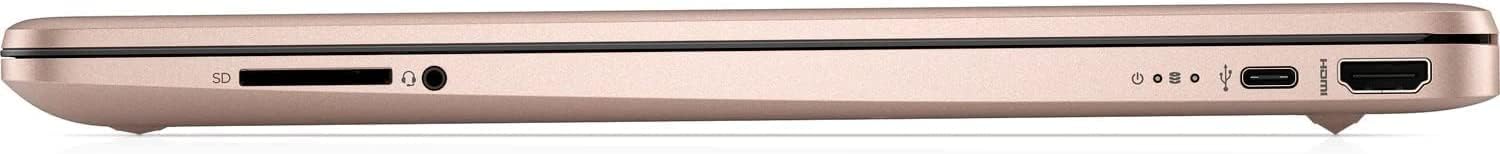 HP 15.6" HD Intel Celeron - Pale Rose Gold - 4GB RAM - 128GB SSD - 15-DY0027DS