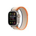 Apple Watch Ultra 2 (GPS + Cellular) 49mm Titanium Case w/ Orange/Beige Trail Loop S/M w/ Blood Oxygen - MRF13LL/A