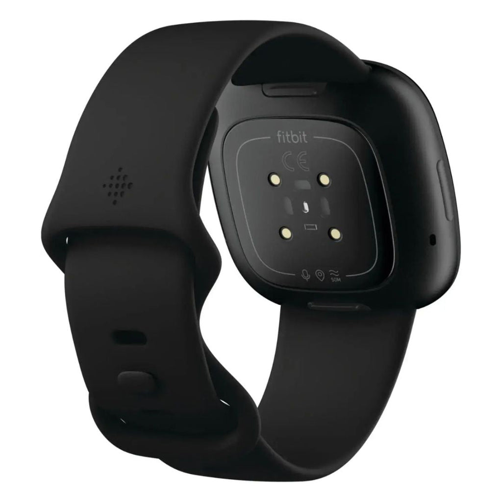 Fitbit - Versa 3 Health & Fitness Smartwatch - Black - FB511BKBK