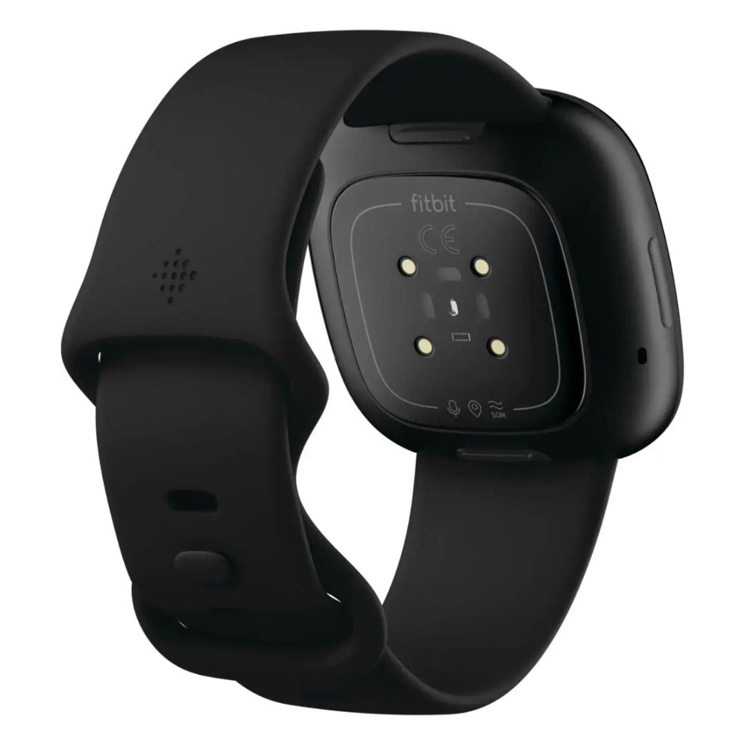 Fitbit - Versa 3 Health & Fitness Smartwatch - Black - FB511BKBK