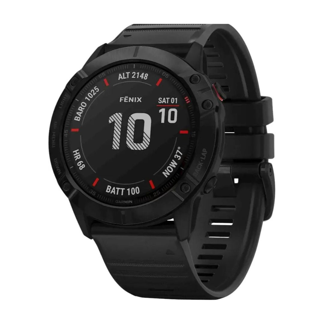 Garmin - f?nix 6X Pro GPS Smartwatch 51mm Fiber-Reinforced Polymer - Black - 010-02157-00