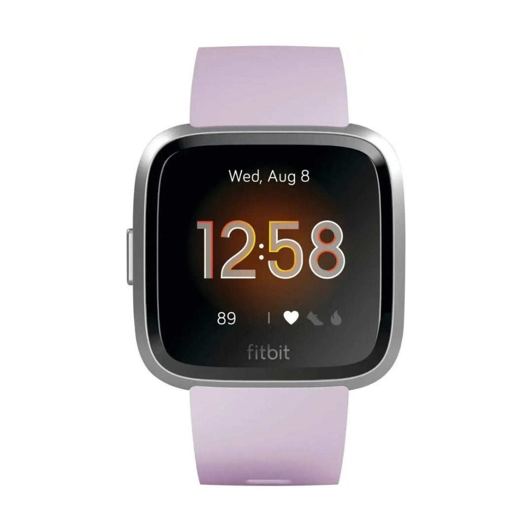 Fitbit Versa Lite Edition Smartwatch ? Lilac/Silver ? FB415SRLV