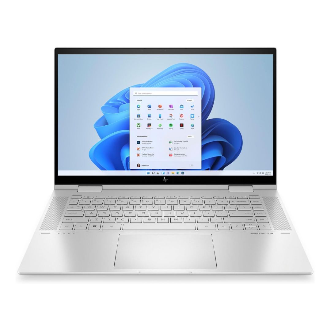 HP Envy x360 2-in-1 15.6" Touch-Screen Laptop - Intel i7-1255U (Intel EVO) - 16GB RAM - 512GB SSD - Natural Silver (15-ew0023dx)