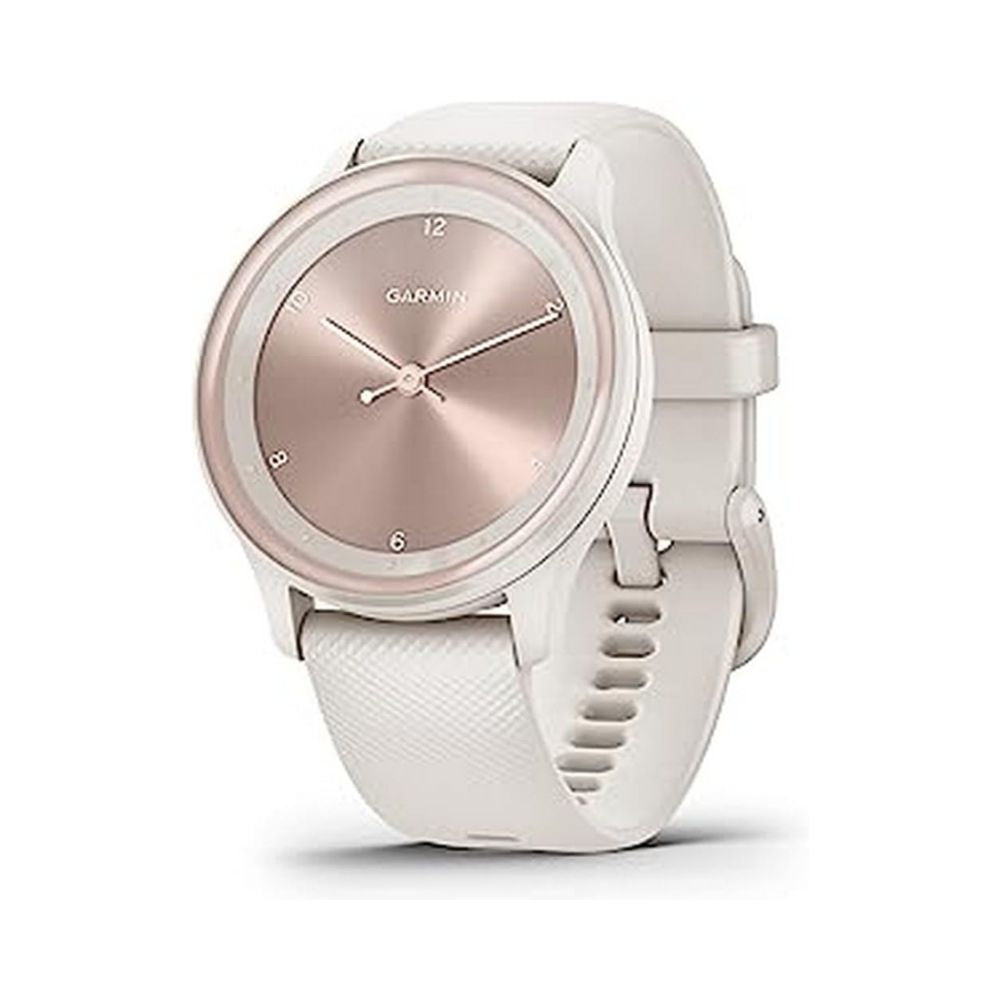 Garmin v¡vomove Sport 40mm Peach Gold With White Silicone Band - 010-02566-01