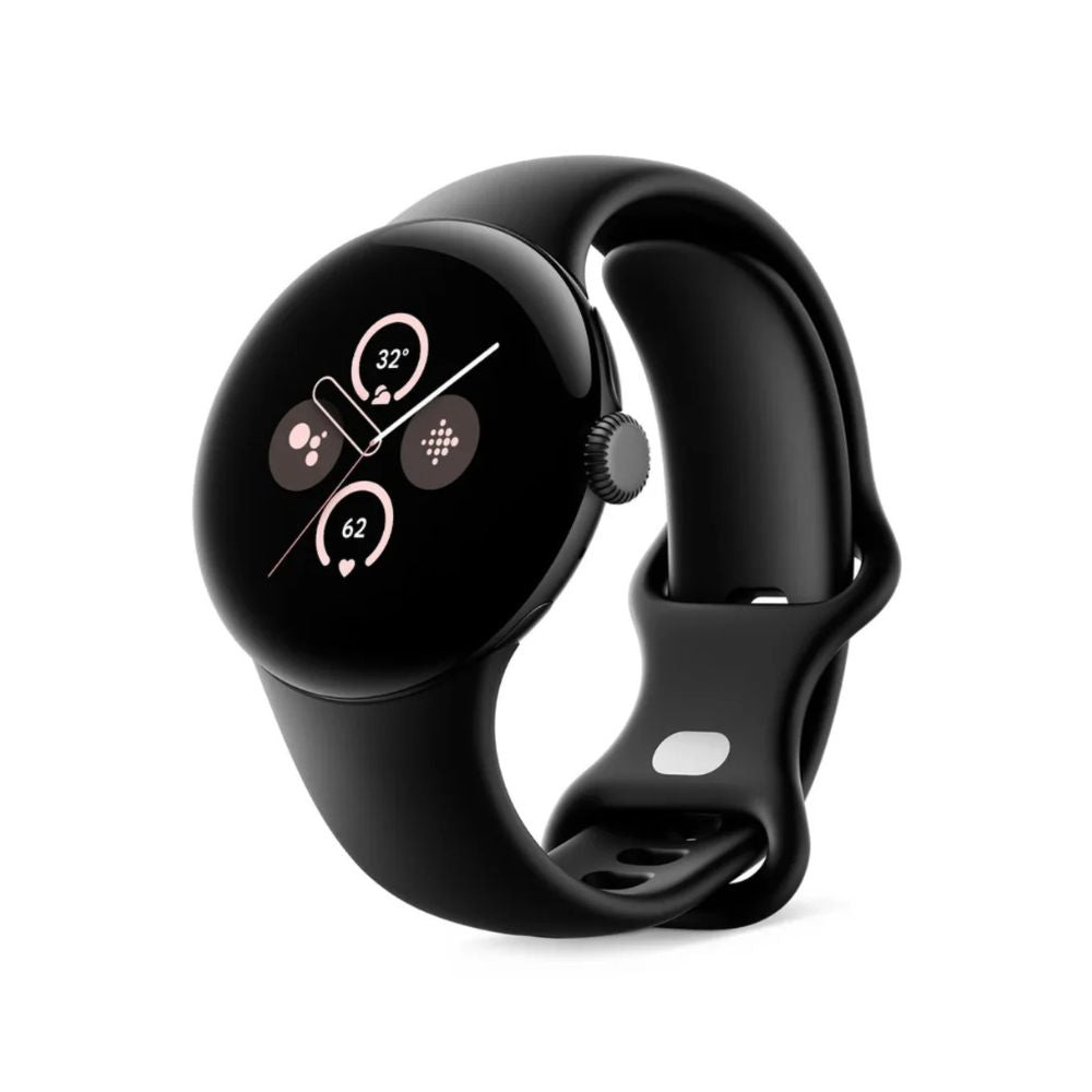 Google - Pixel Watch 2 Obsidian Active Band LTE - Matte Black - GA04941-US