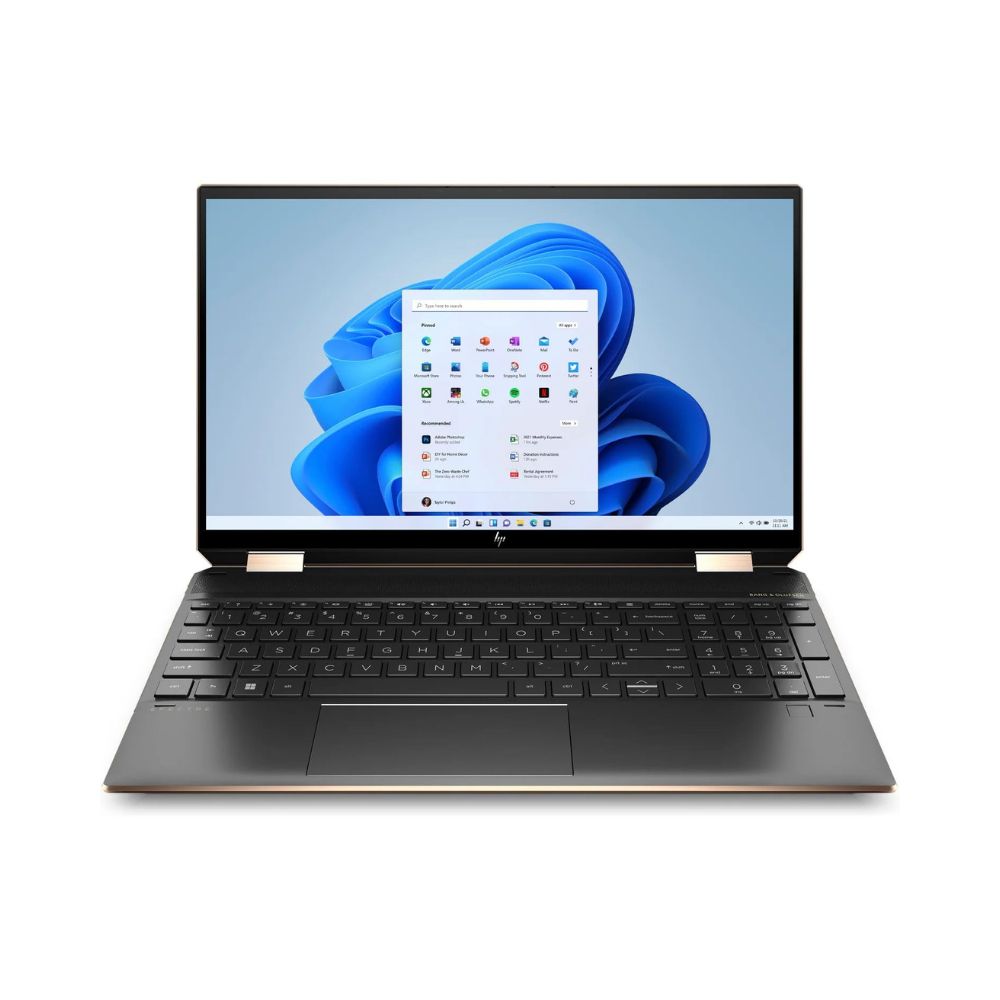 HP Spectre x360 2-in-1 15.6" 4K UHD Touch Laptop - Intel i7-10750H, 16GB RAM, GTX 1650 Ti, 1TB SSD, Nightfall Black - 15-EB0053DX, 9GB30UA#ABA