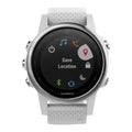 Garmin fenix 5S Smartwatch ? 42mm Fiber-Reinforced Polymer ? White with Carrara White Band ? 010-01685-00