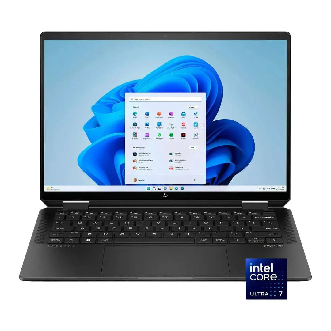 HP Spectre 2-in-1 14" 2.8K OLED Touch-Screen Laptop - Intel Core Ultra 7 155H - 16GB RAM - 1TB SSD - Nightfall Black - 14-eu0013dx