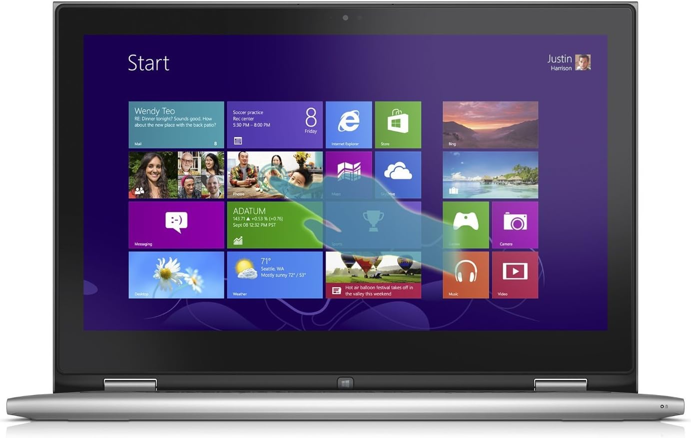 Dell Inspiron 7347 - WXGA Touch - i3-4030U - 4GB RAM - 500GB SSD - Silver