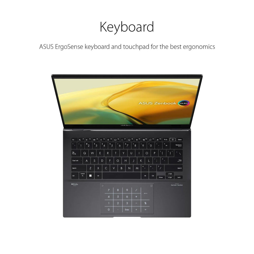 Asus Zenbook - 14" OLED WQXGA+ Touch - Ryzen 5 7530U - 8GB RAM - 256GB SSD - UM3402Y