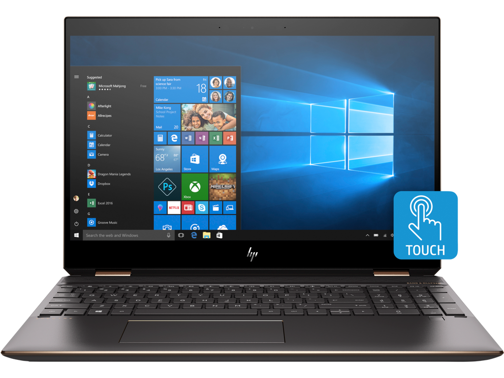 HP Spectre x360 - 15.6" UHD Touch - i7-10510U - 16GB RAM - GeForce MX250 - 512GB SSD - 15-df1075nr
