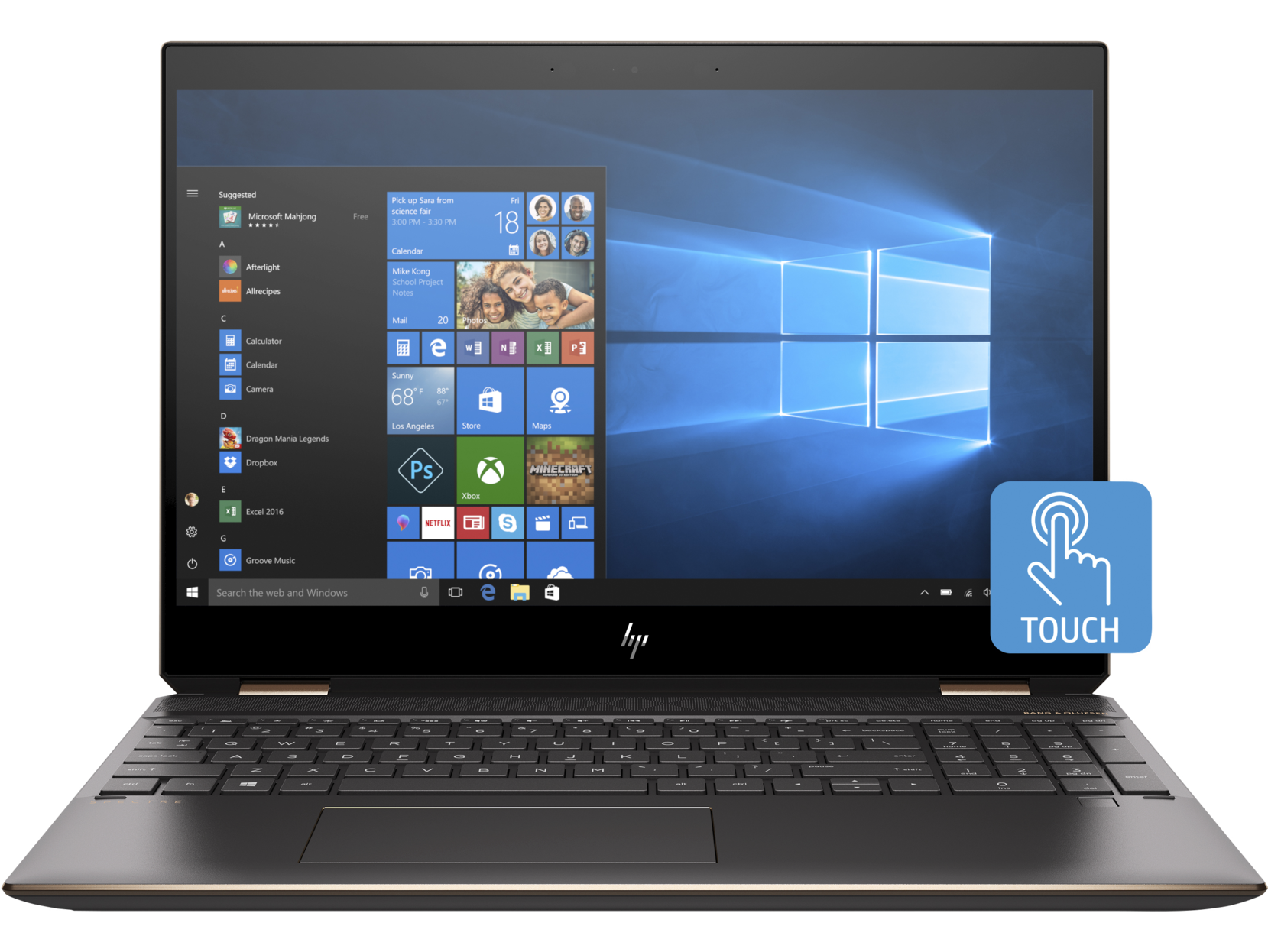 HP Spectre x360 - 15.6" UHD Touch - i7-10510U - 16GB RAM - GeForce MX250 - 512GB SSD - 15-df1075nr