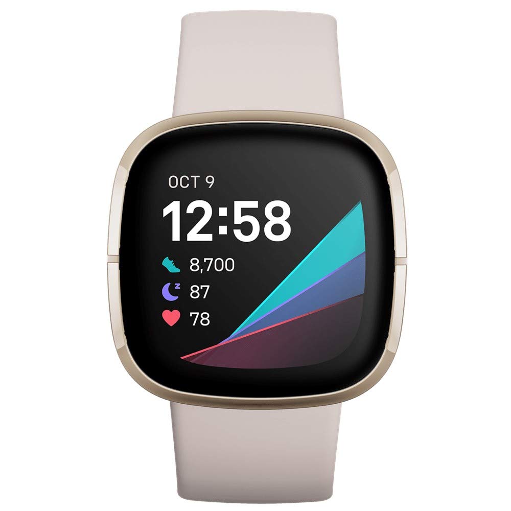 Fitbit Sense Advanced Health Smartwatch ? Soft Gold ? FB512GLWT