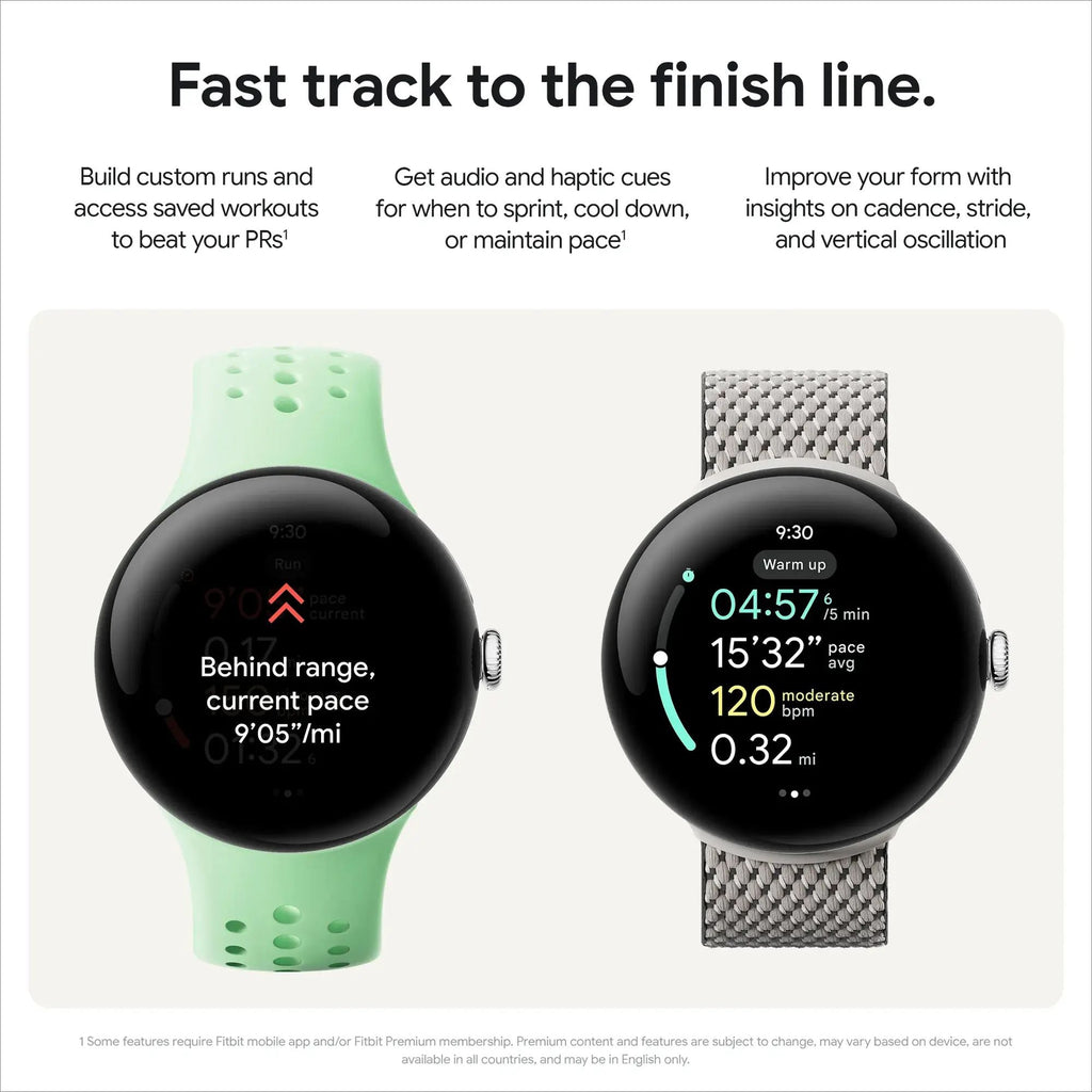 Google Pixel Watch 3 45mm LTE Matte Black Aluminum Case w/ Obsidian Active Band - GA05773-US
