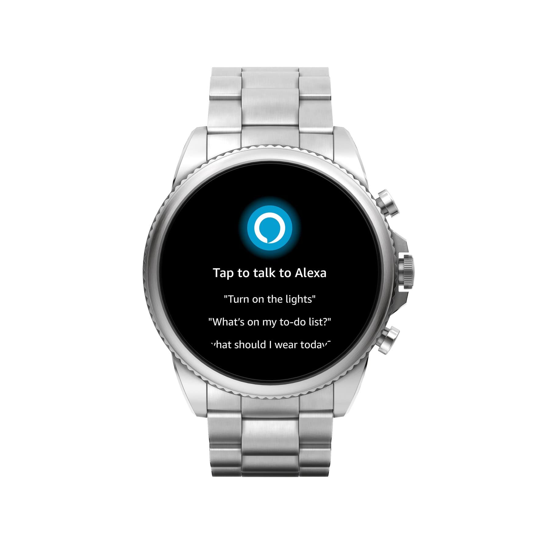 Fossil Gen 6 44mm Stainless Steel Smartwatch w/ Stainless Steel Band - FTW4060V