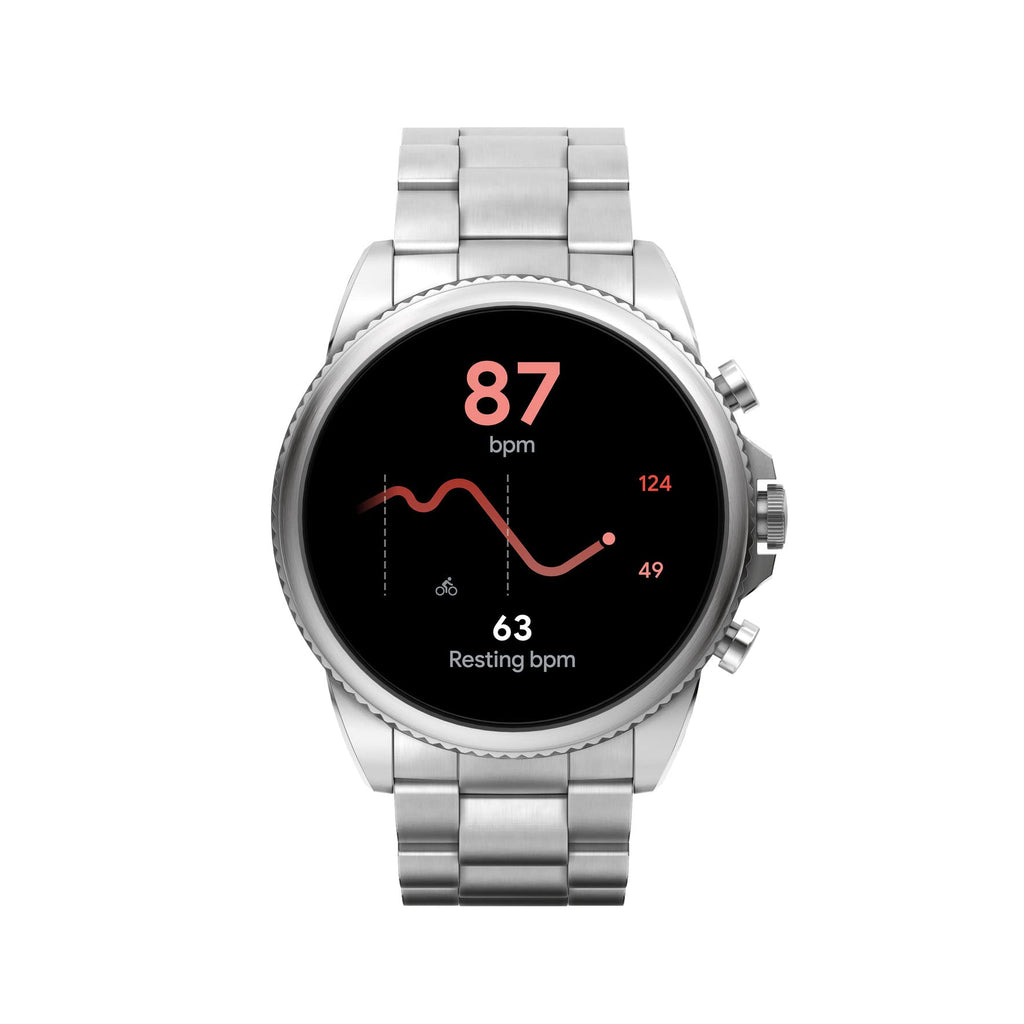Fossil Gen 6 44mm Stainless Steel Smartwatch w/ Stainless Steel Band - FTW4060V