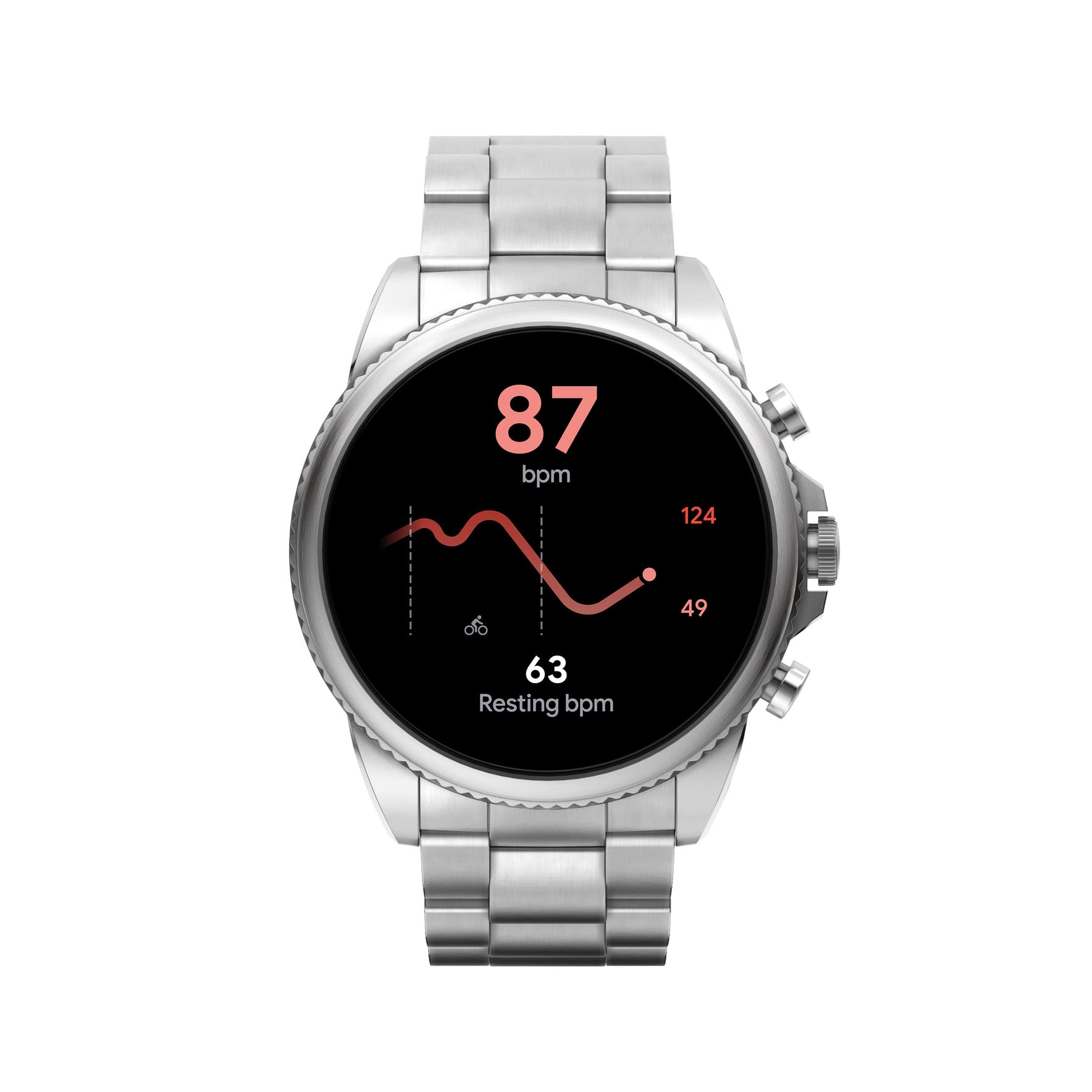 Fossil Gen 6 44mm Stainless Steel Smartwatch w/ Stainless Steel Band - FTW4060V