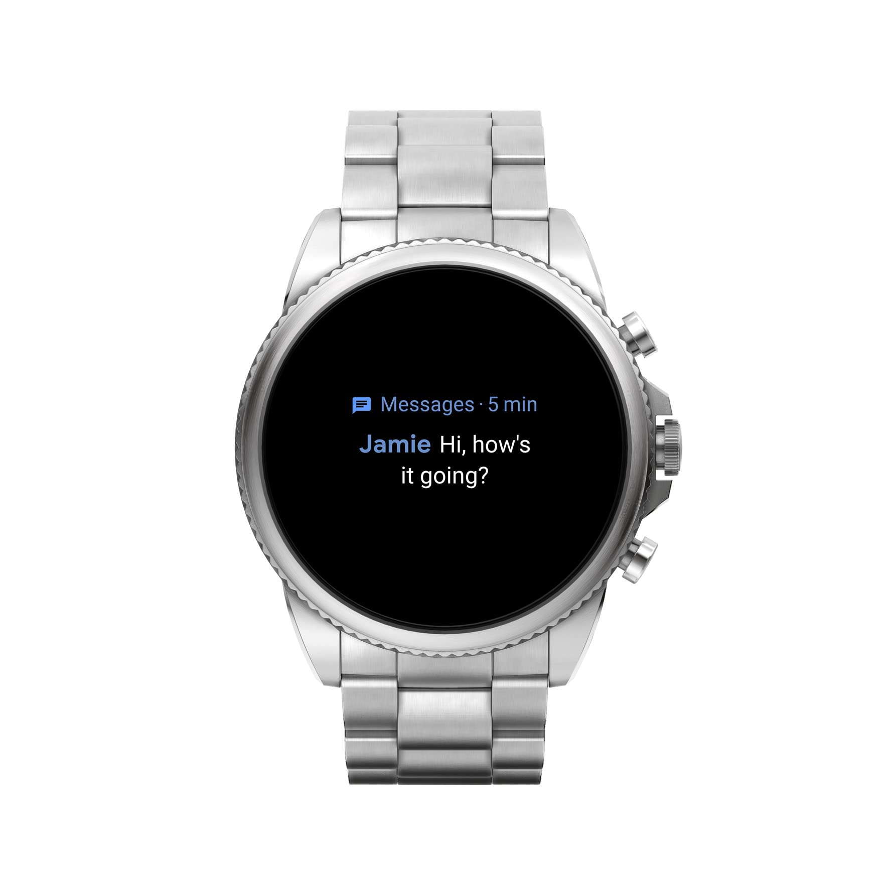 Fossil Gen 6 44mm Stainless Steel Smartwatch w/ Stainless Steel Band - FTW4060V