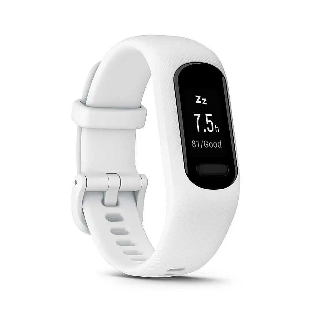 Garmin v¡vosmart 5 Smart Fitness Tracker + Heart Rate ? Small/Medium ? White ? 010-02645-01