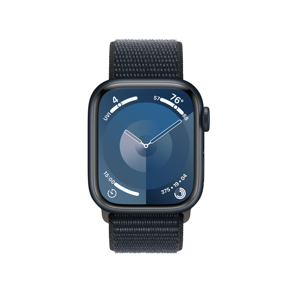 Apple Watch Series 9 (GPS + Cellular) ? 41mm Midnight Aluminum Case with Midnight Sport Loop ? One Size ? MRHU3LW/A