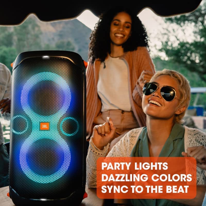 JBL PartyBox 110 ? Portable Bluetooth Party Speaker with Built-in Lights ? Black ? JBLPARTYBOX110AM