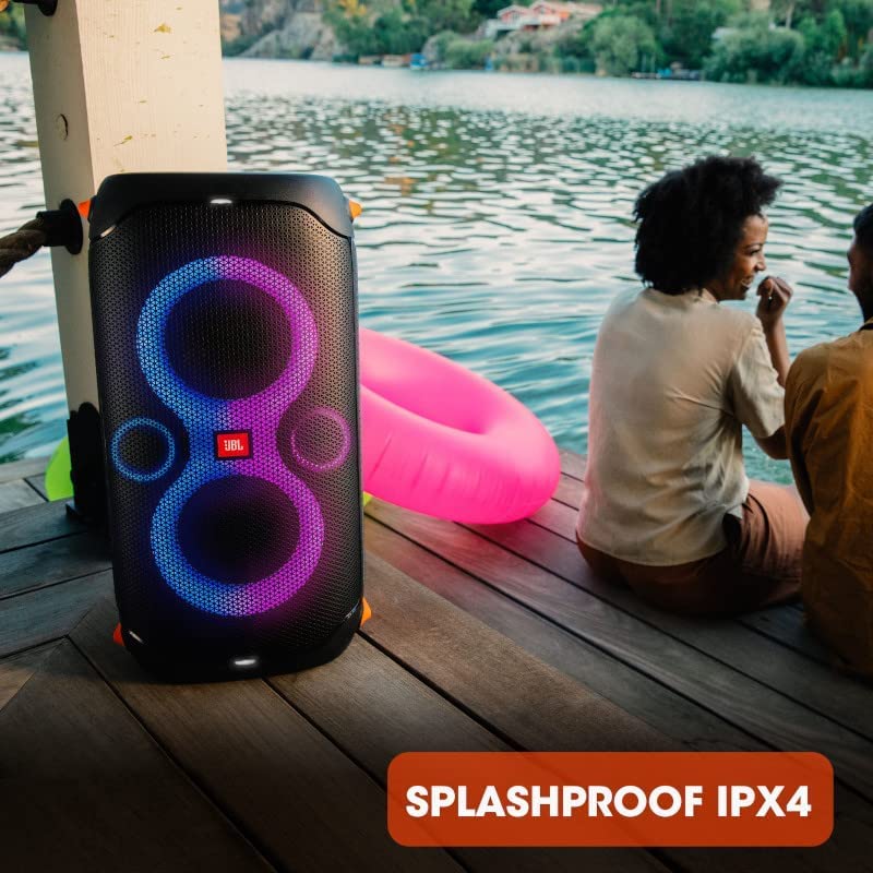 JBL PartyBox 110 ? Portable Bluetooth Party Speaker with Built-in Lights ? Black ? JBLPARTYBOX110AM
