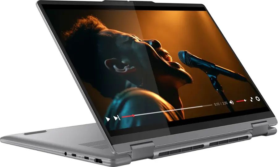 Lenovo - Yoga 7 2-in-1 14" 2K Touchscreen Laptop - AMD Ryzen 7 8840HS - 16GB RAM - 1 TB SSD - Artic Grey - 83DK000AUS