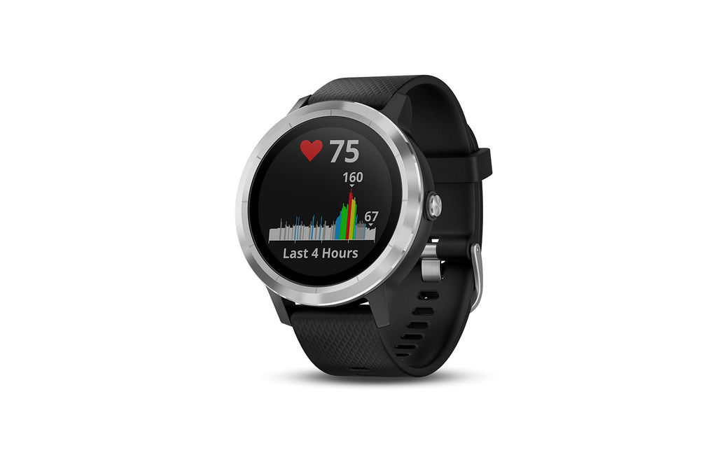 Garmin Vivoactive 3 GPS Smartwatch with Built-in Sports Apps - Black/Silver - 010-01769-01