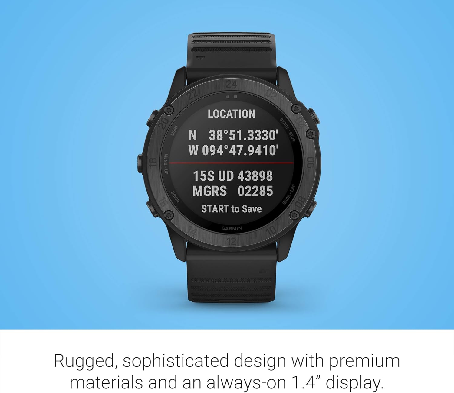 Garmin tactix Delta Sapphire Edition Premium Tactical GPS Watch with Silicone Band ? 010-02357-00