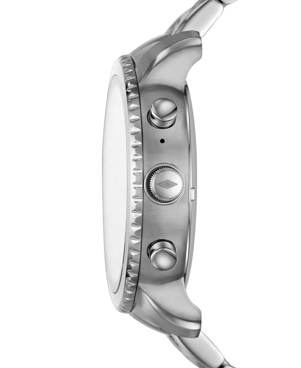 Fossil Gen 3 Explorist 46mm Silver Stainless Steel with Stainless Steel Band ? FTW4000