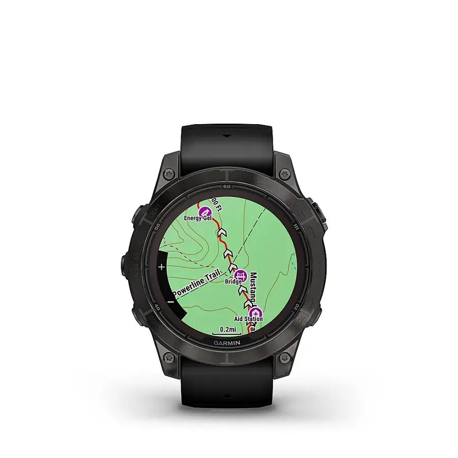 Garmin fenix 7 Pro Solar Sapphire ? 47mm GPS ? Carbon Gray DLC Titanium ? 010-02777-10