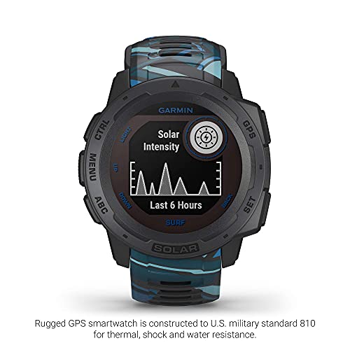 Garmin Instinct Solar Surf ? 45mm Fiber ? Pipeline Case and Band ? 010-02293-17
