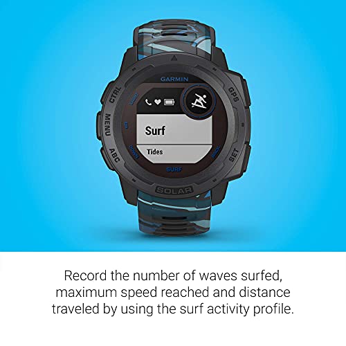 Garmin Instinct Solar Surf ? 45mm Fiber ? Pipeline Case and Band ? 010-02293-17