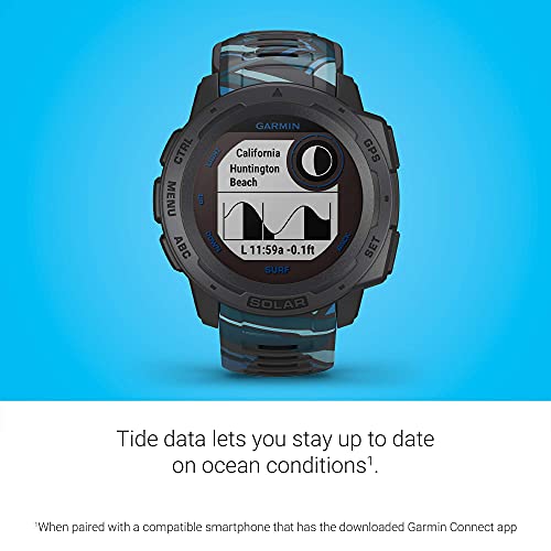 Garmin Instinct Solar Surf ? 45mm Fiber ? Pipeline Case and Band ? 010-02293-17