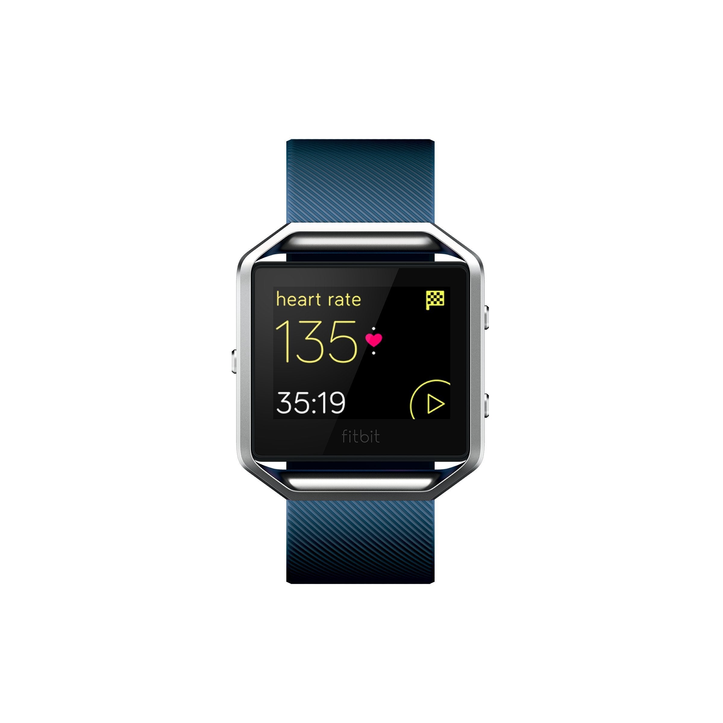 Fitbit Blaze ? Smart Fitness Watch HR Monitor ? Large ? Blue Band ? FB502SBUL