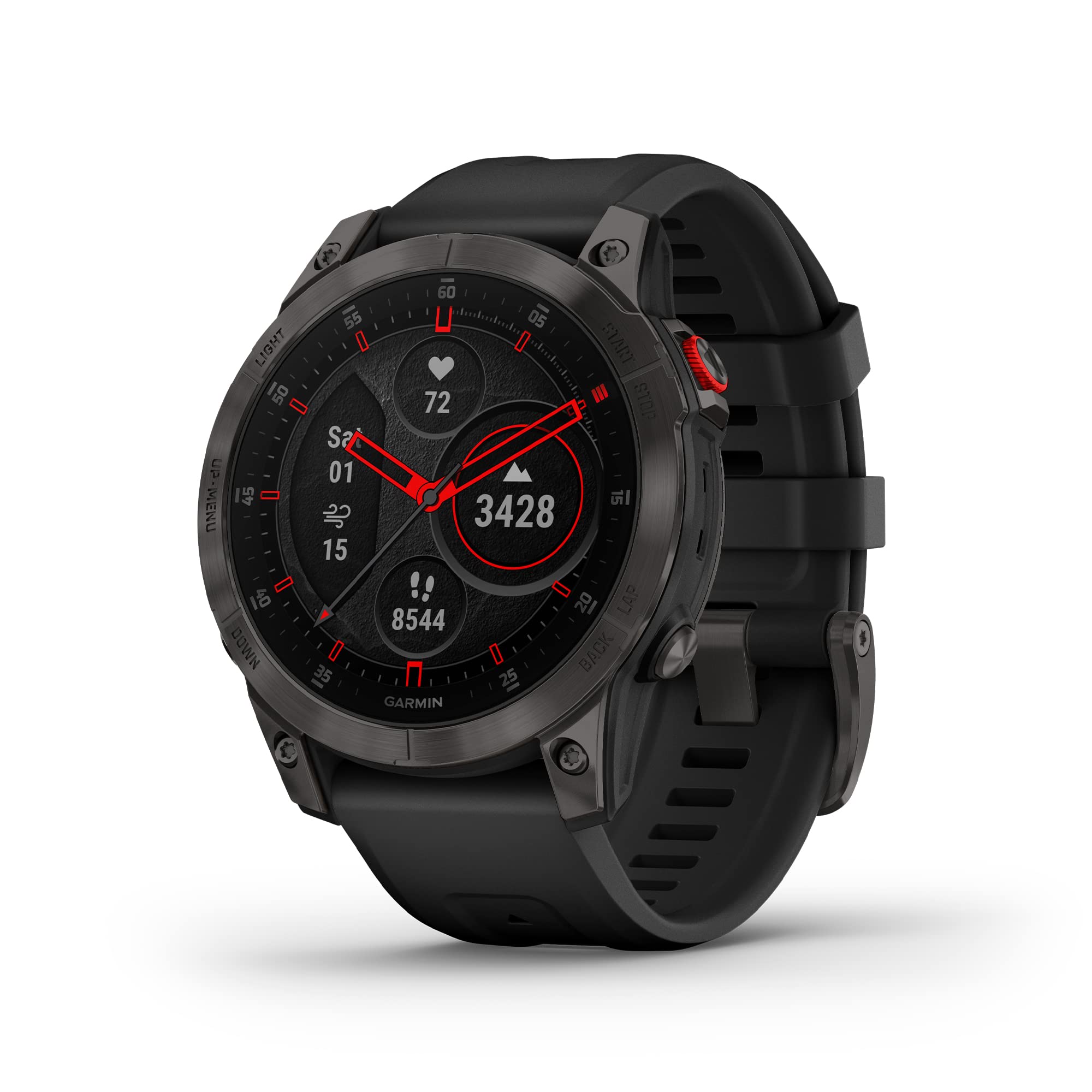 Garmin epix (Gen 2) GPS Smartwatch ? 47mm ? Fiber-Reinforced Polymer with Titanium Bezel ? 010-02582-10