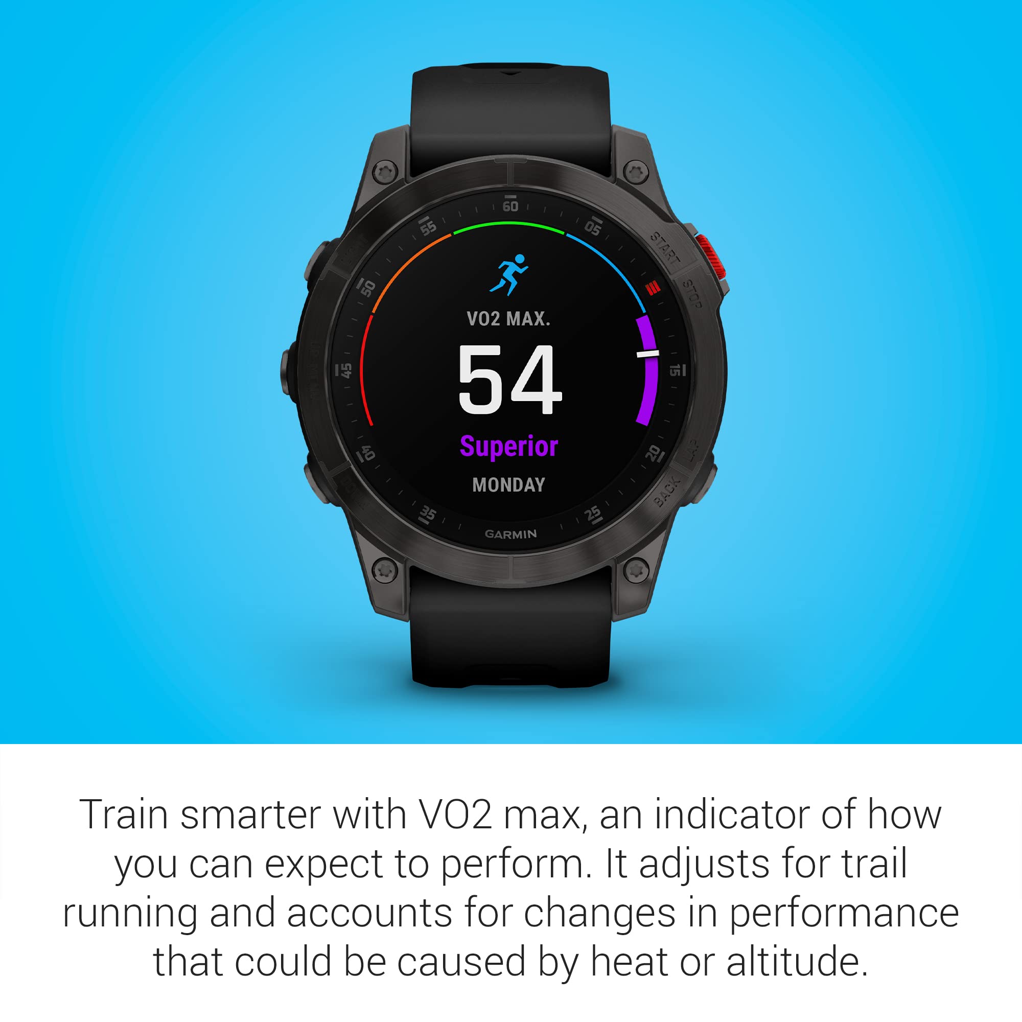 Garmin epix (Gen 2) GPS Smartwatch ? 47mm ? Fiber-Reinforced Polymer with Titanium Bezel ? 010-02582-10