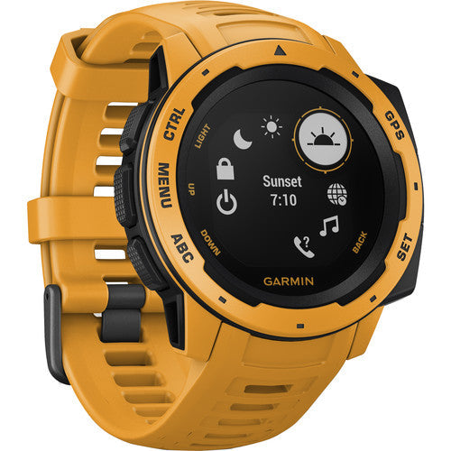 Garmin Instinct Outdoor 45mm Fiber Sunburst w/ Sunburst Silicone Band - 010-02064-03