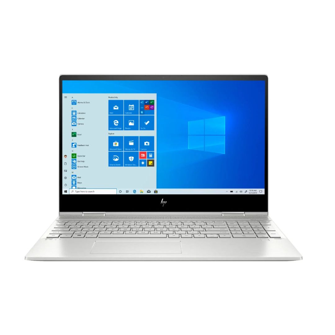 HP ENVY x360 2-in-1 15.6" Touch-Screen Laptop - Intel Core i5-10210U - 8GB RAM - 256GB SSD + 16GB Optane - Silver - 15M-DR1011DX