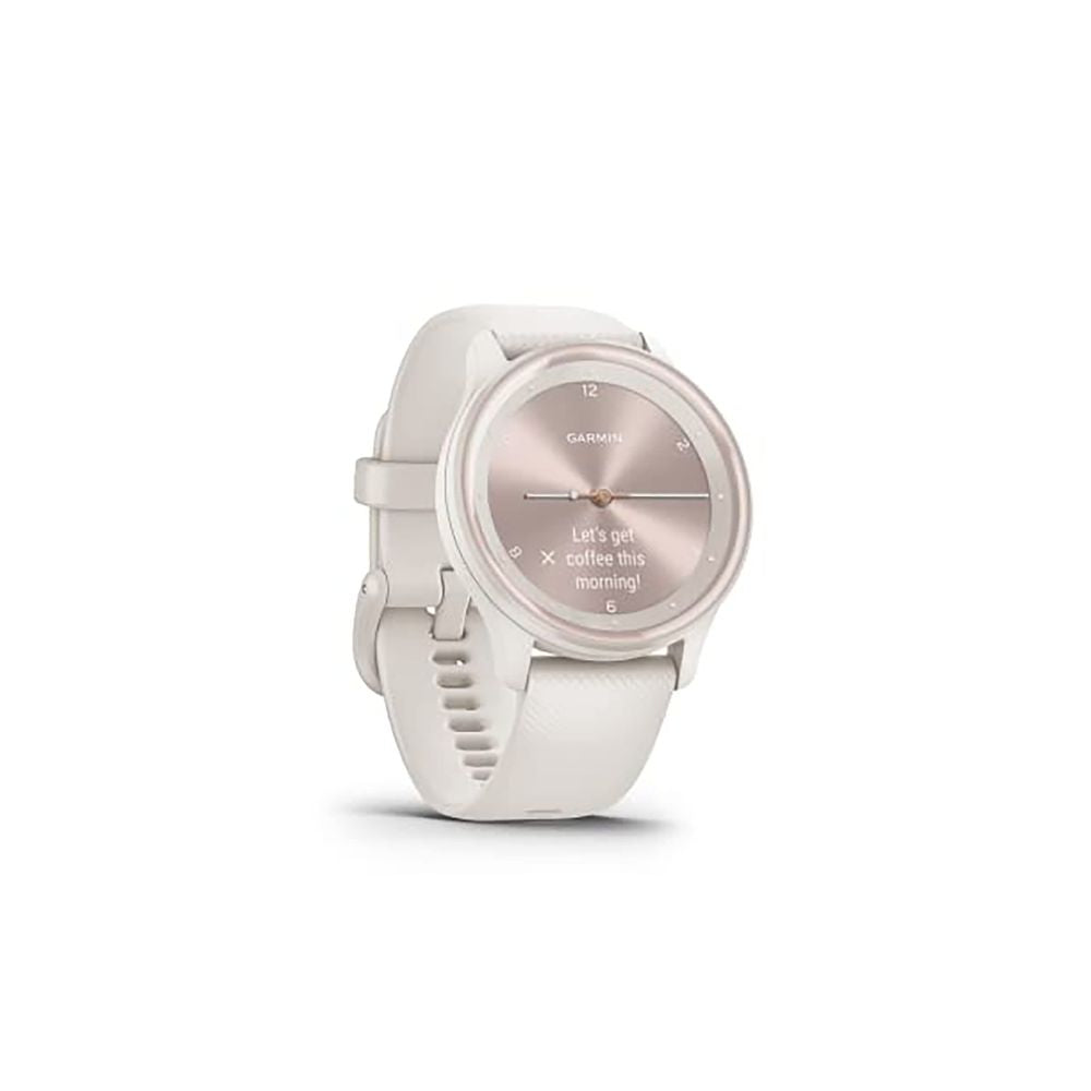 Garmin v¡vomove Sport 40mm Peach Gold With White Silicone Band - 010-02566-01